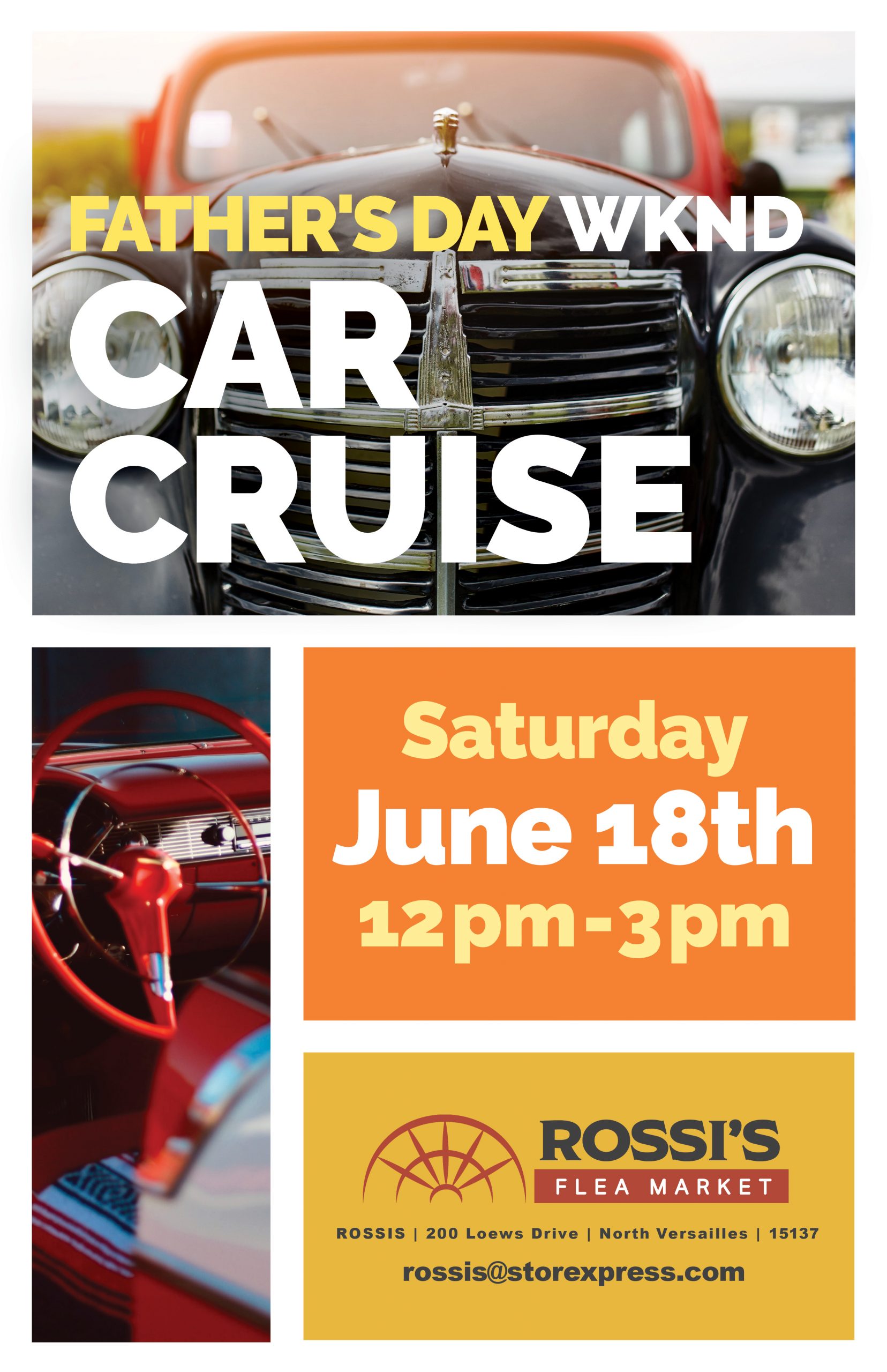 Car Cruise Event- Father's Day weekend